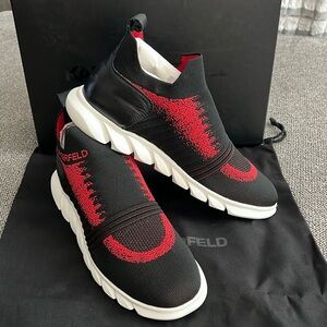 Men’s Karl Lagerfeld Sock Sneakers, Size 11